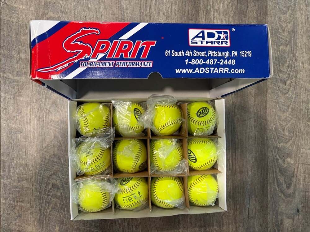 AD Starr Spirit Tournament Performance Softball 1 Dozen Softballs